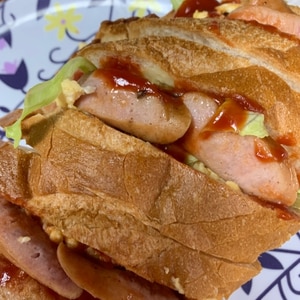 ランチやピクニックに♡フランスパンでサンドイッチ